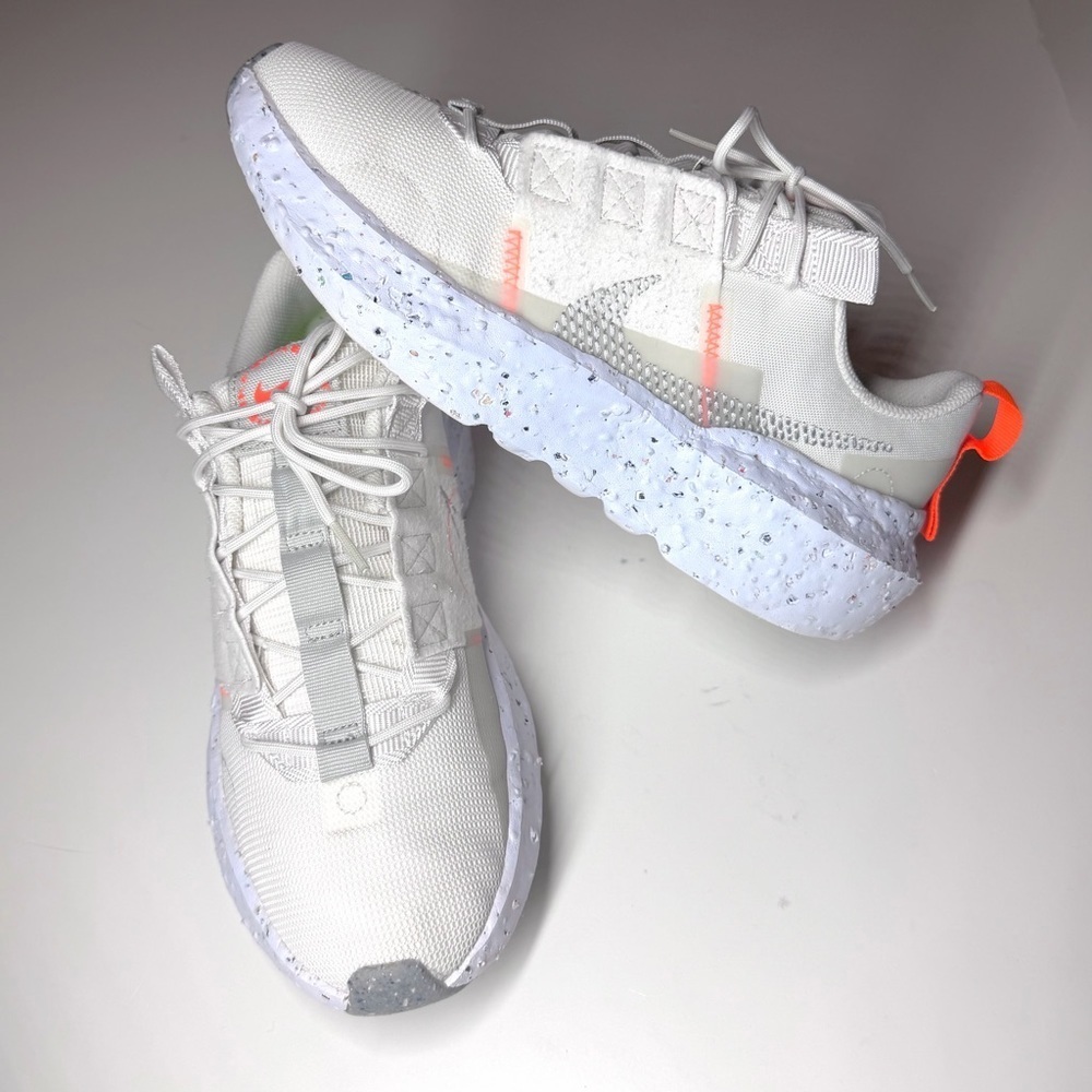 Nike Women’s Crater Impact  Summit White Grey/Fog Running Shoe Size- 9.5